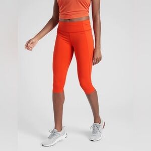 Athleta Velocity Stash Pocket Crop leggings pants (405659)